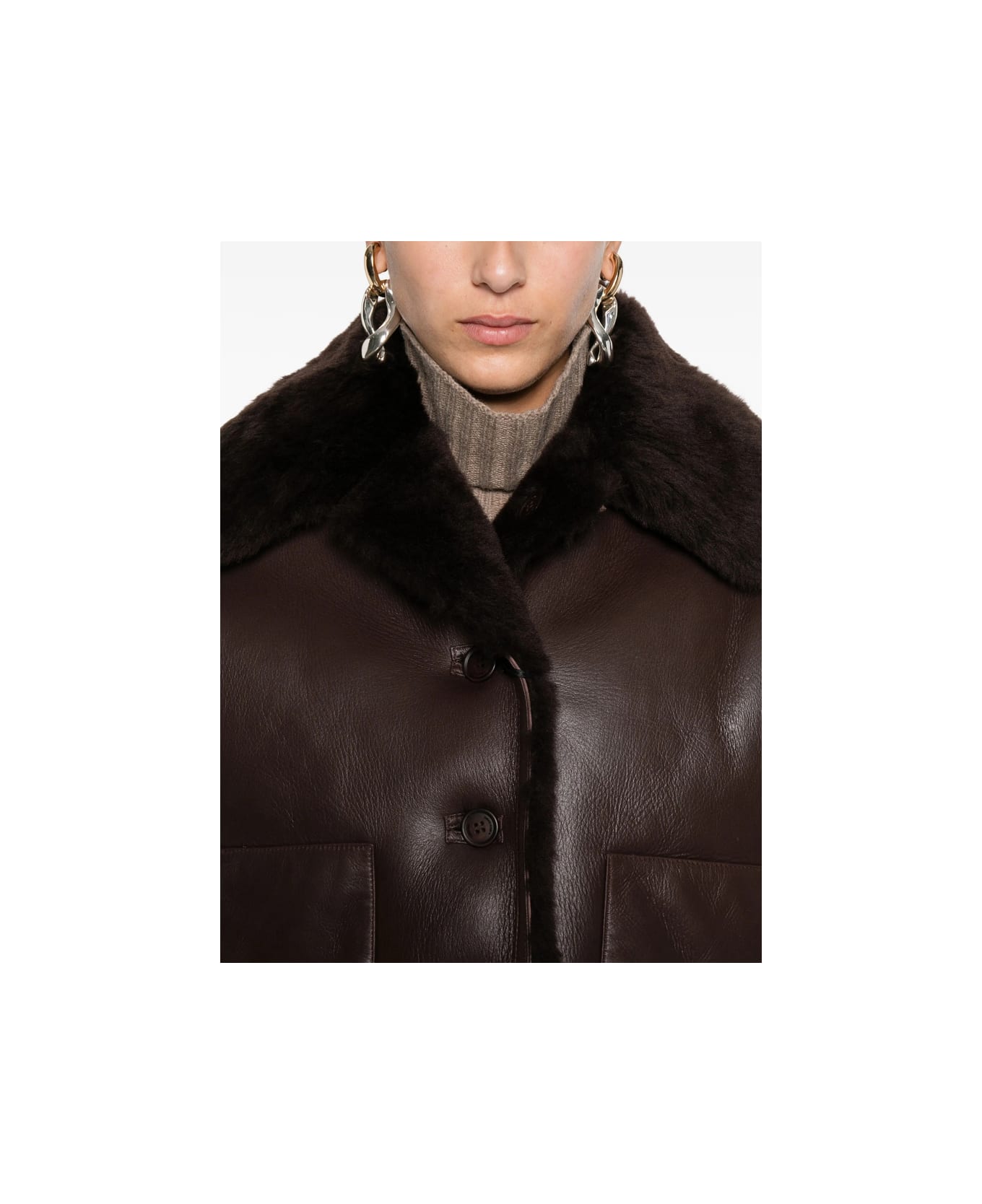 David Koma Jacket - BROWN