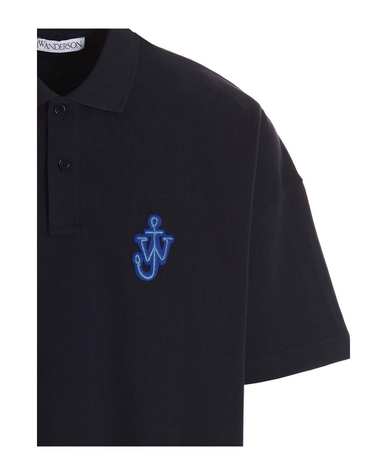 J.W. Anderson 'anchor' Polo Bleu Shirt - Blue