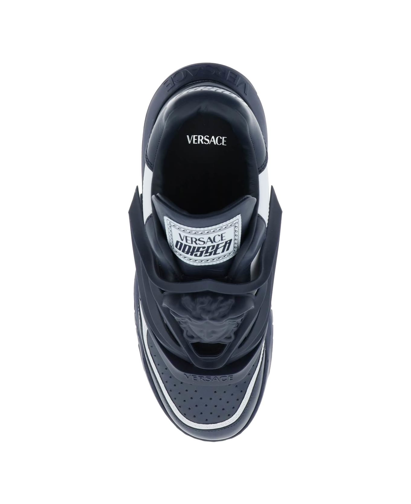 Versace Odissea Sneakers - BLUE NIGHT  WHITE (White) スニーカー