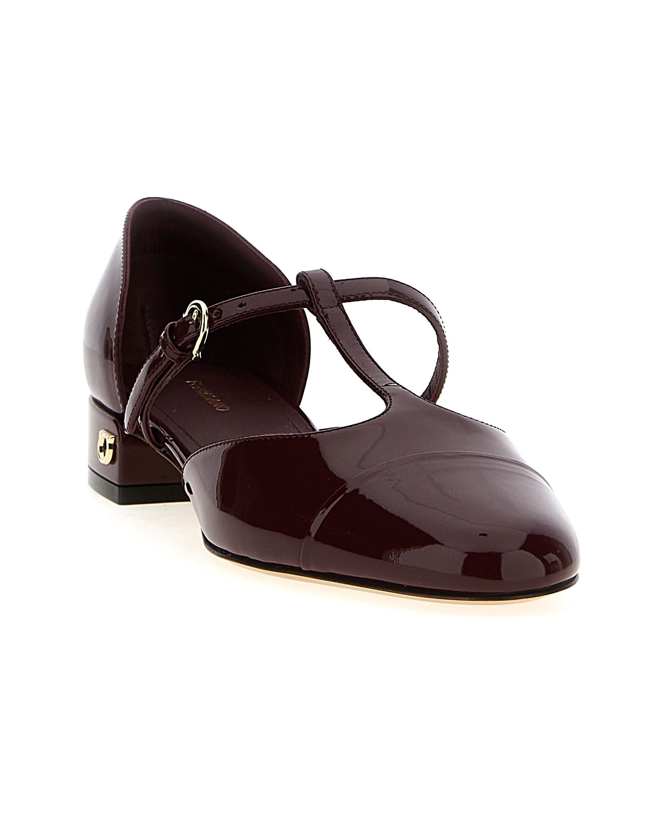 Ferragamo 'linette' Ballet Flats - Bordeaux