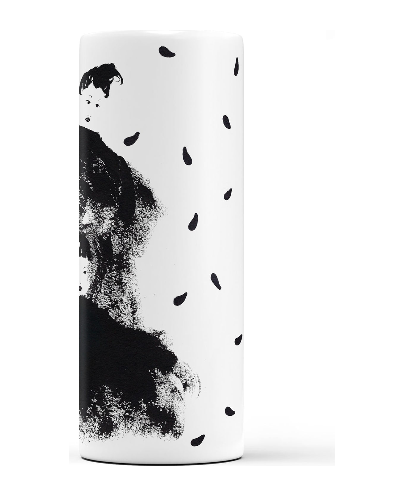 Kiasmo Vases Empire I - Black/White 花瓶