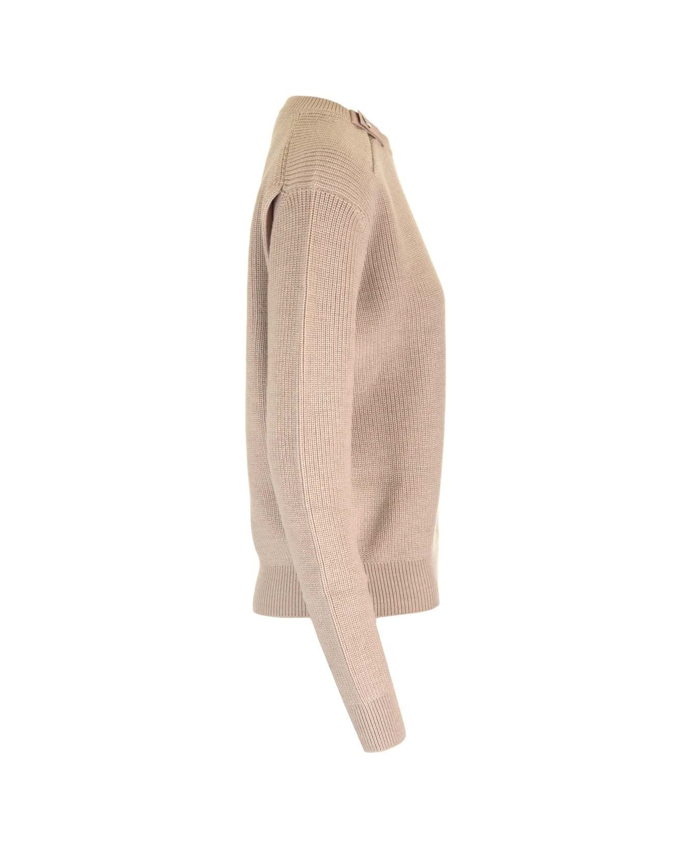 Fendi Crew-neck Sweater - Beige