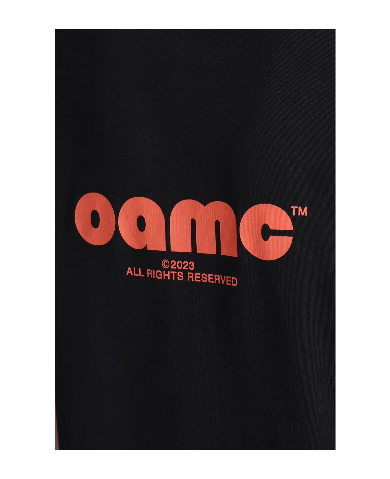 OAMC T-shirt In Black Cotton - BLACK