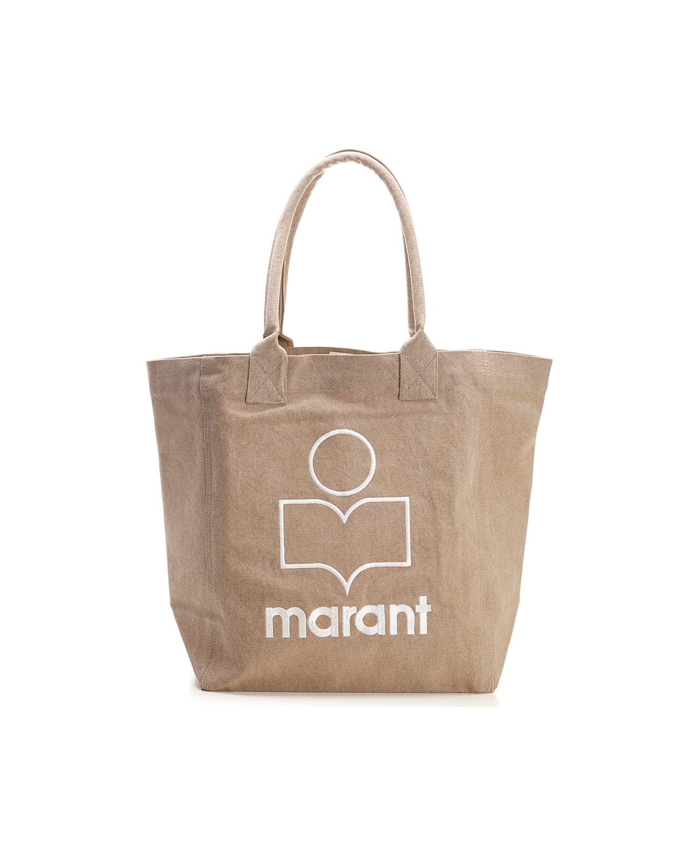 Isabel Marant 
yenky
 Tote Bag With Logo - BEIGE