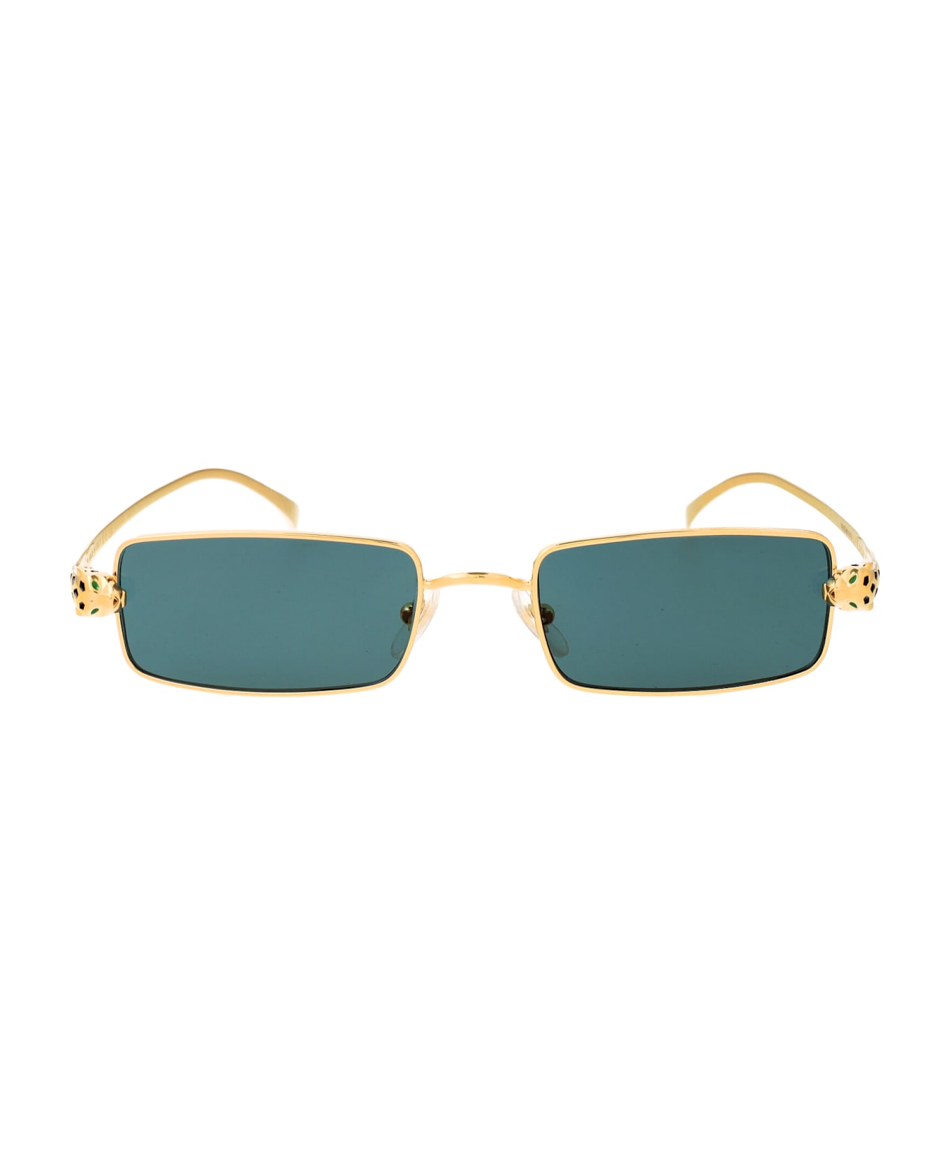 Cartier Eyewear Ct0473s Sunglasses - 003 GOLD GOLD GREEN