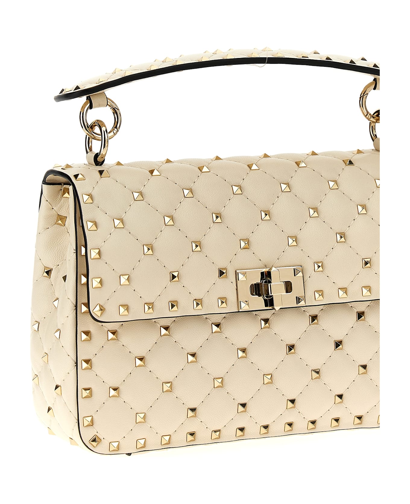 Valentino Garavani 
rockstud Spike
 Shoulder Bag - White