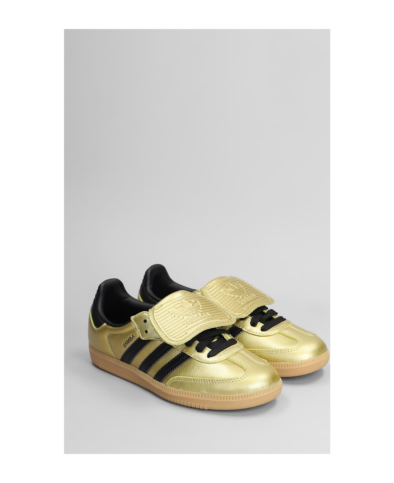 Adidas Samba Lt Sneakers In Gold Leather - gold スニーカー