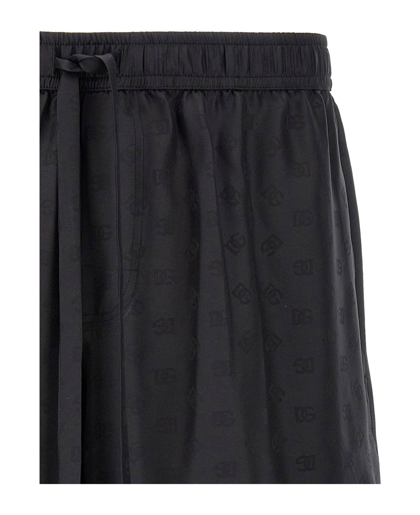 Dolce 
Gabbana Bandana Silk Bermuda Shorts - White/Black