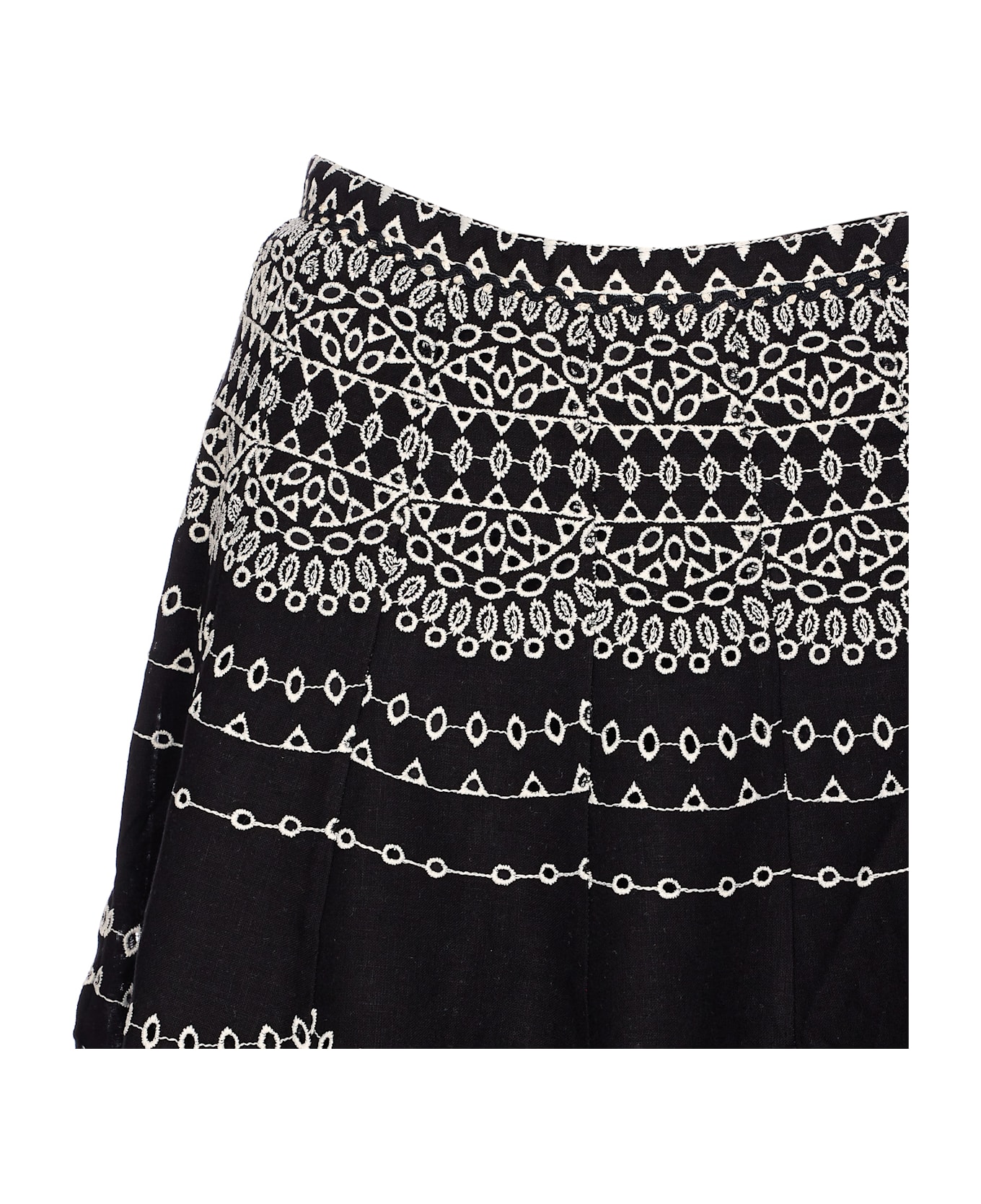 Charo Ruiz Midi Livvy Skirt - Black