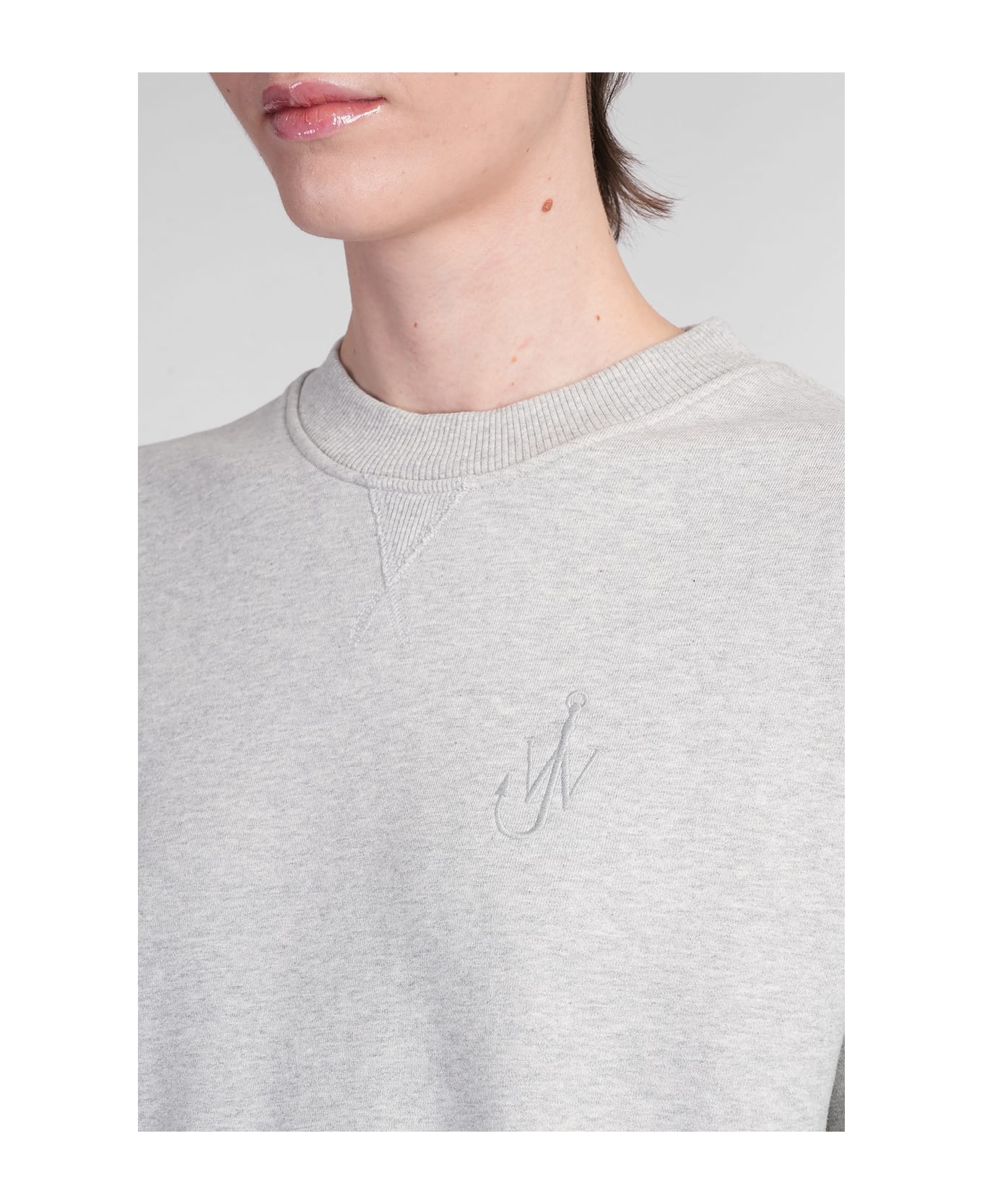 J.W. Anderson Dress In Grey Cotton - LIGHT GREY MELANGE