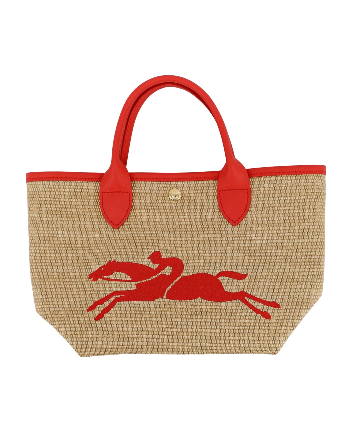 Longchamp Le Panier Pliage Handbag - Coral