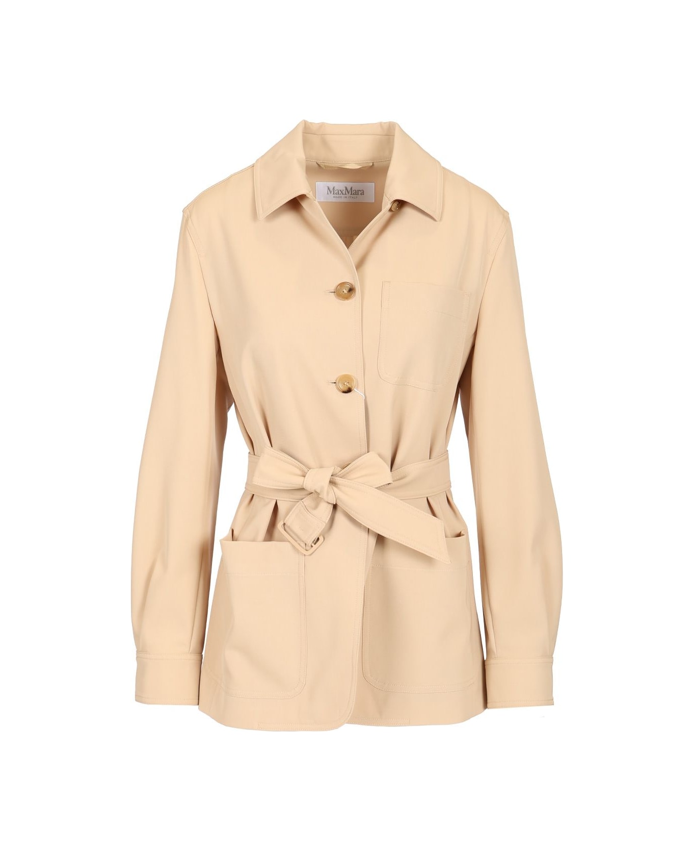 Max Mara Short Safari Jacket - BEIGE