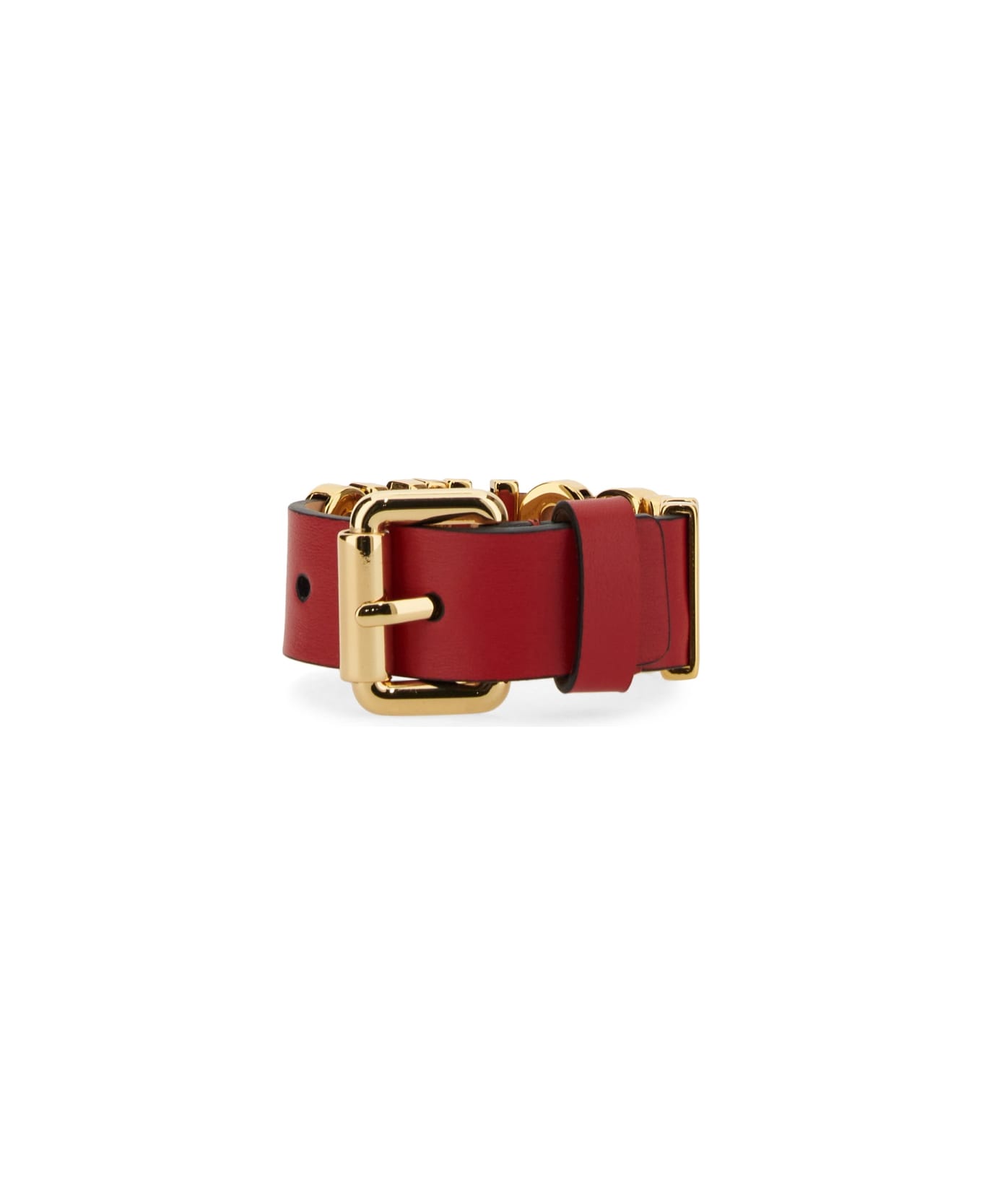 Moschino Logo Bracelet - RED ブレスレット