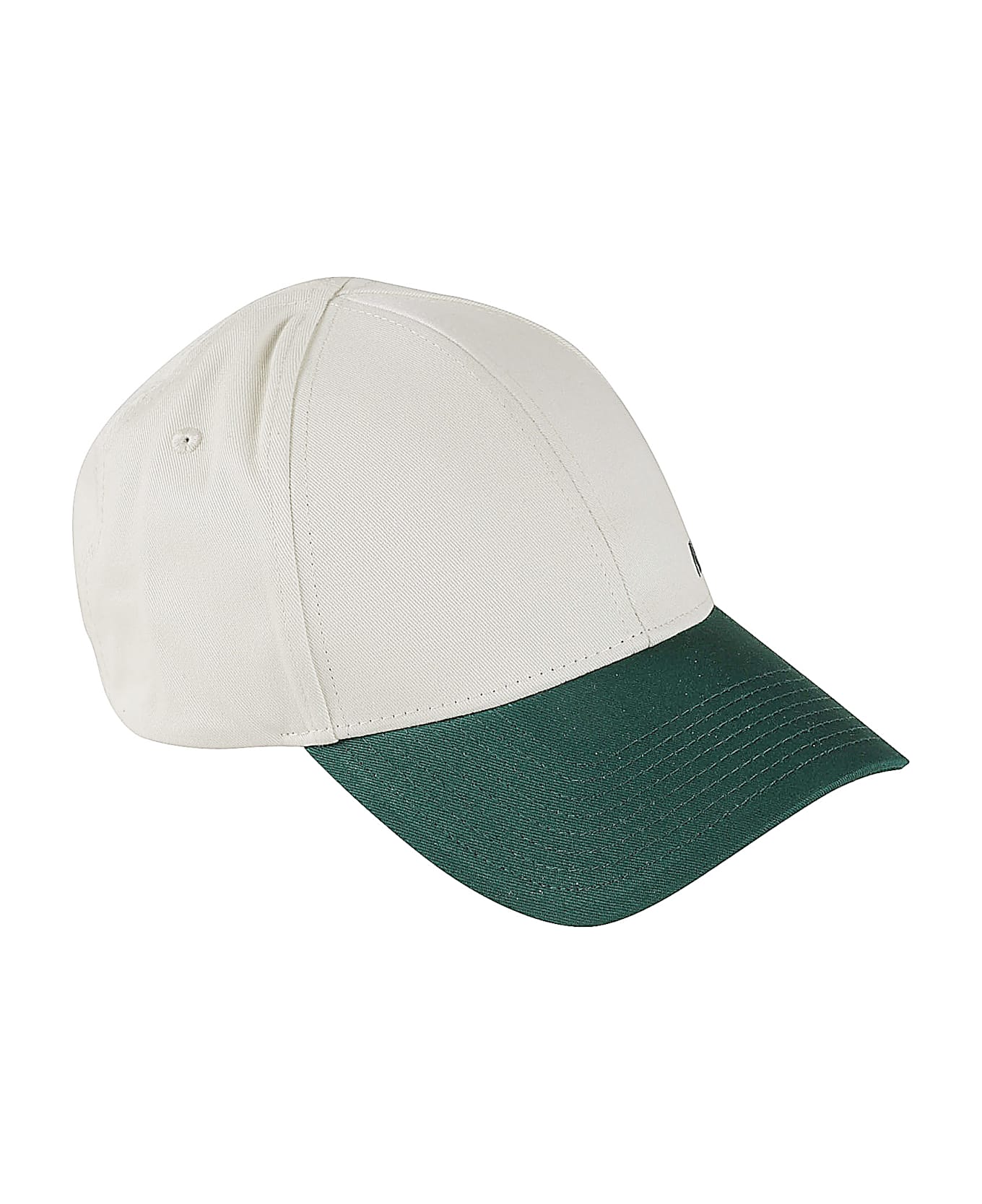 Autry Logo Detail Baseball Cap - BASEB EMBROCREAM/GRN