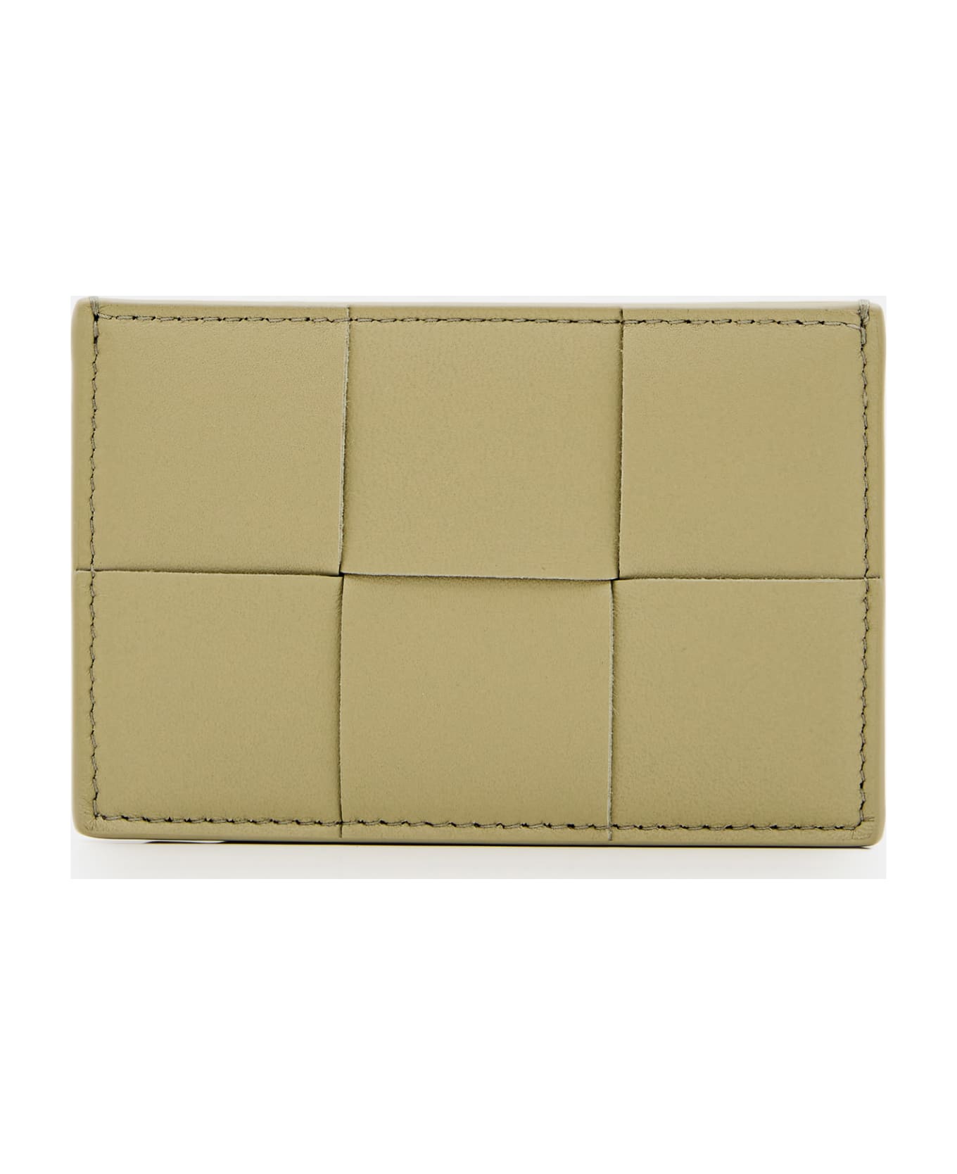 Bottega Veneta Leather Cardholder - Beige