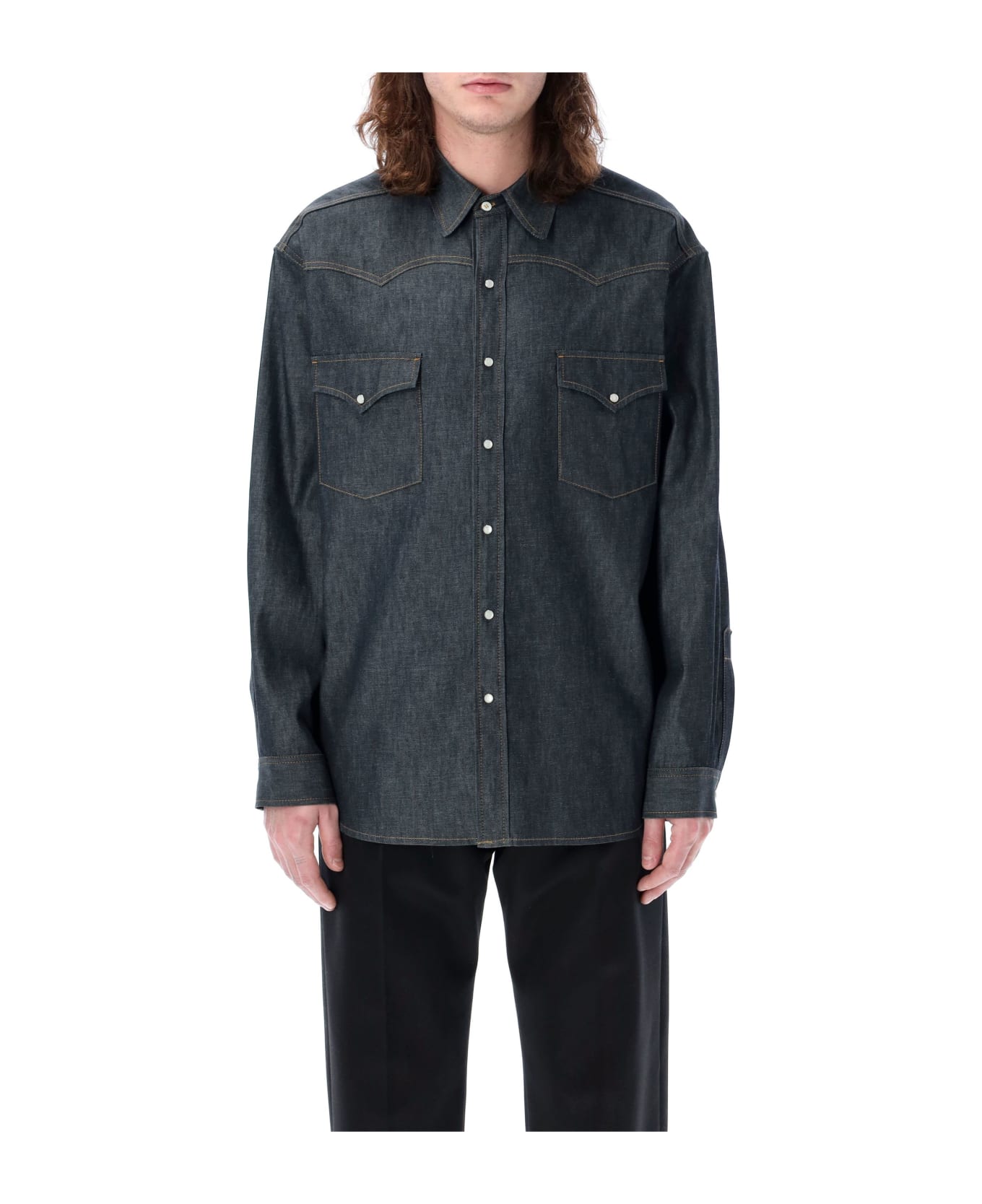 Maison Margiela Denim Shirt - DENIM BLUE
