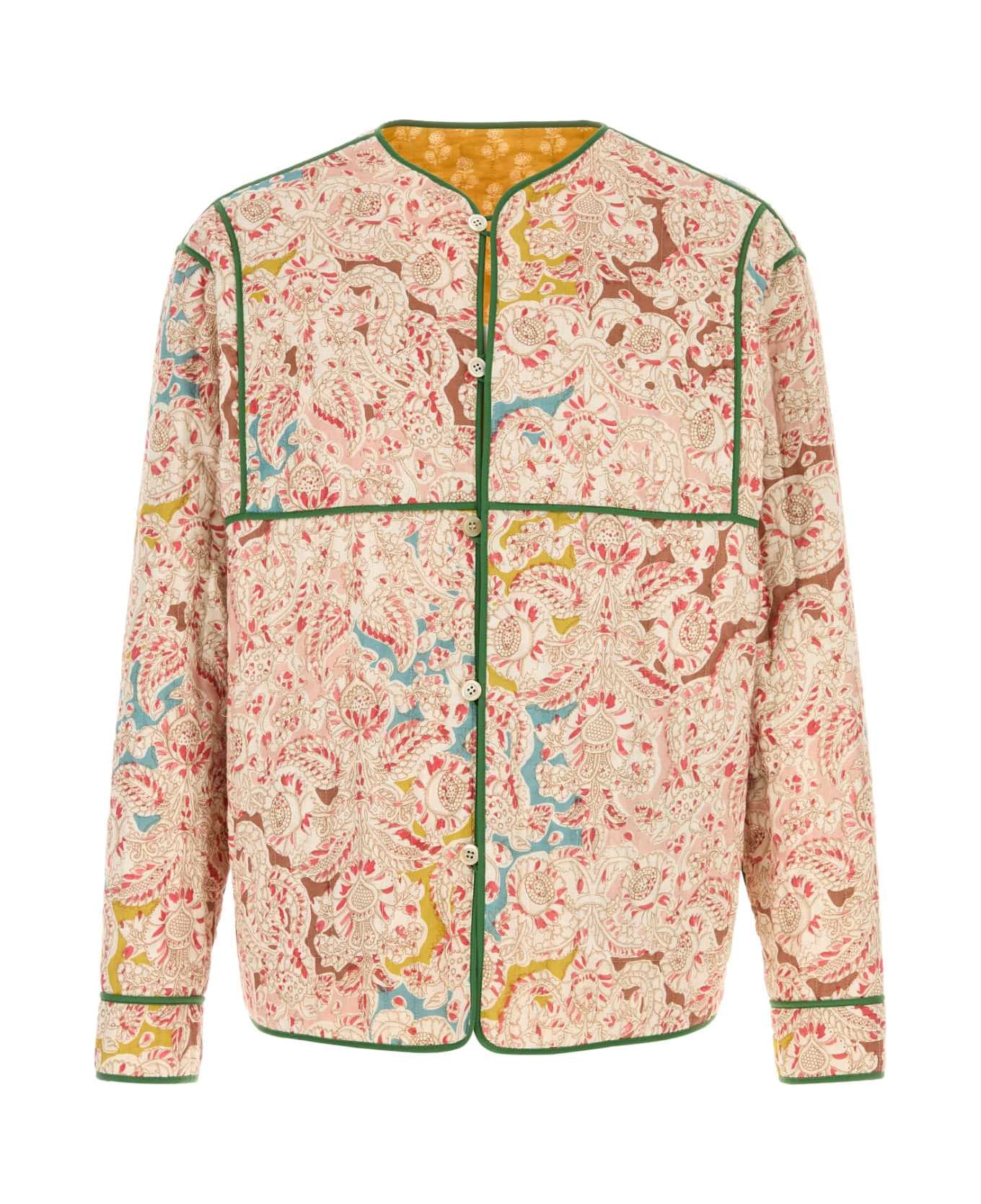 Valentino Garavani Embroidered Linen Shirt - MULTICOLOR