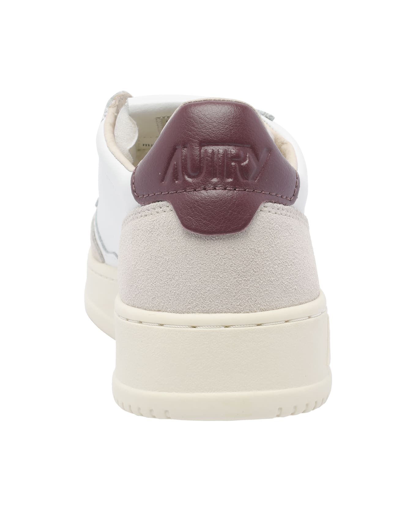 Autry Medalist Low Sneakers - WHITE/RED