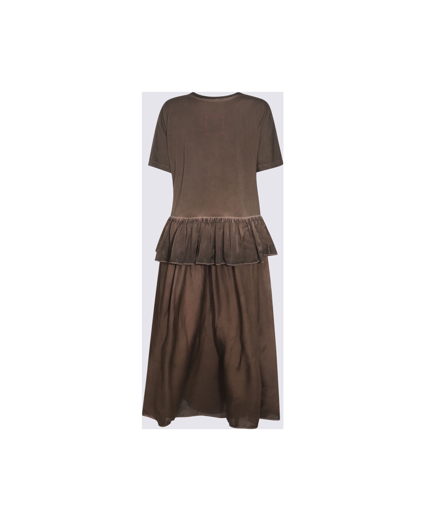 Uma Wang Brown Cotton Dress - Brown