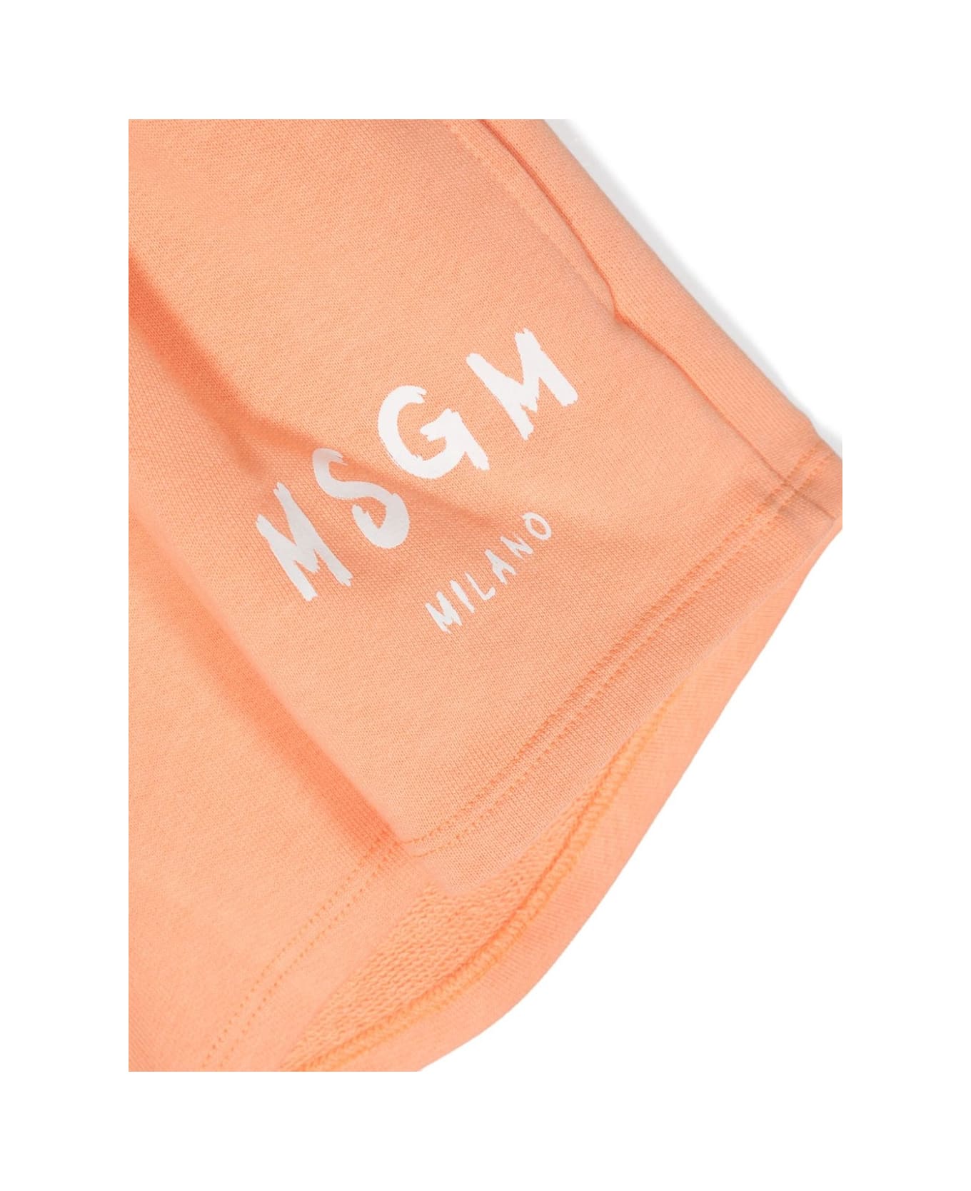 MSGM Shorts Con Logo - Orange