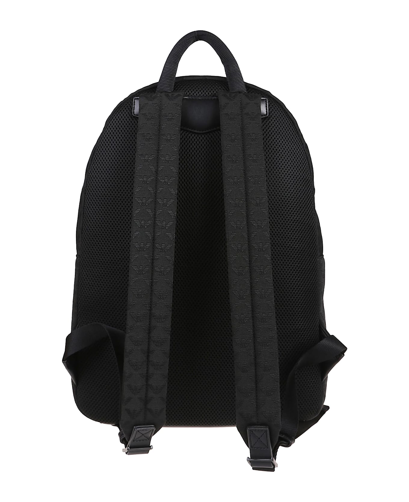 Emporio Armani Eagle All Over Backpack - Nero