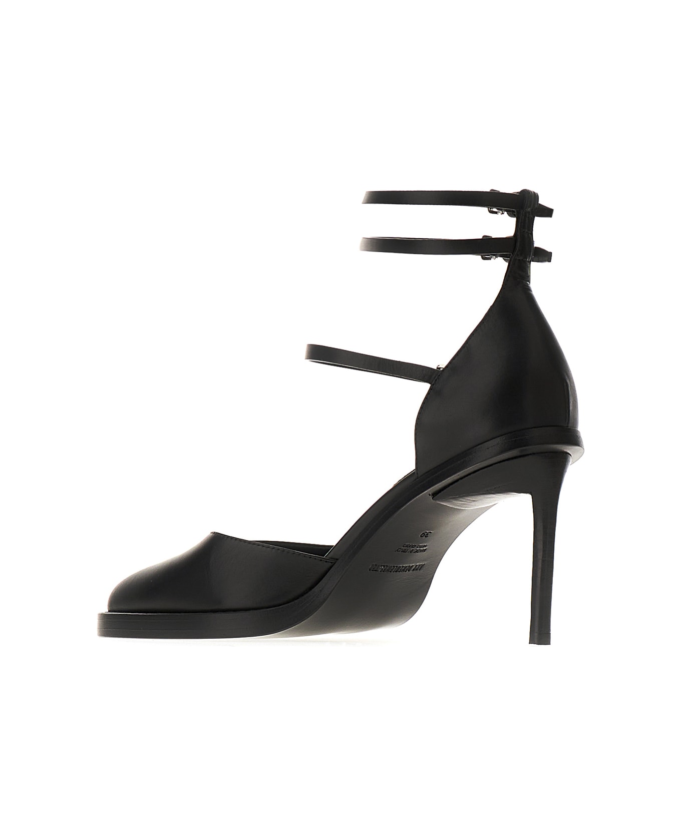 Ann Demeulemeester Black Leather Pumps - 099