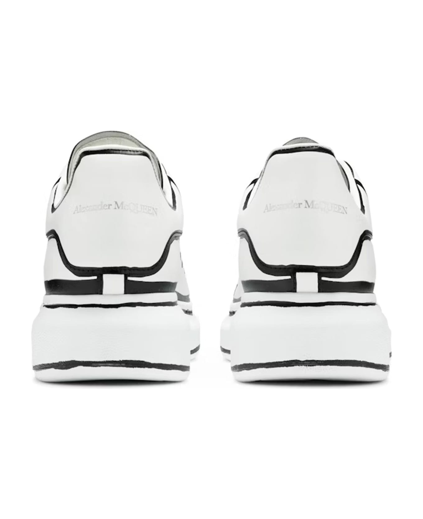 Alexander McQueen Outline Oversized Sneakers - White