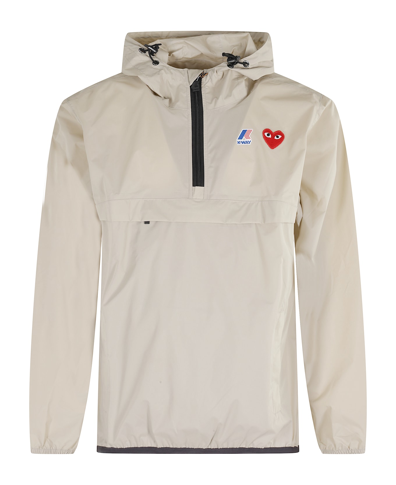 Comme des Garçons Play Half Zip Jacket
