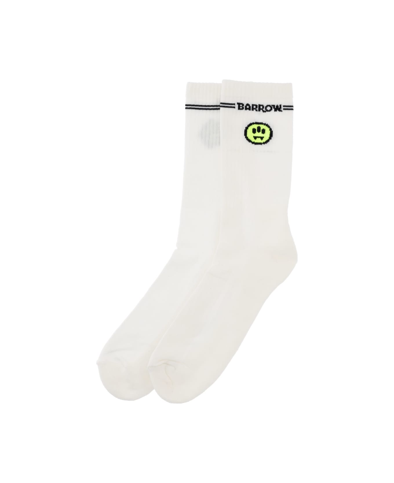 Barrow Socks With Logo - WHITE
