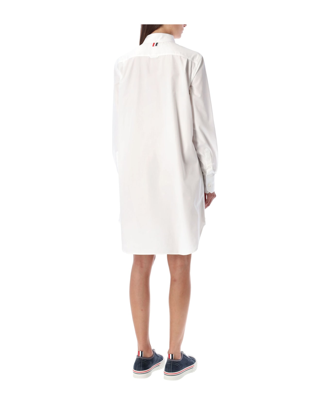 Thom Browne Oxford Shirt Dress - WHITE ワンピース＆ドレス