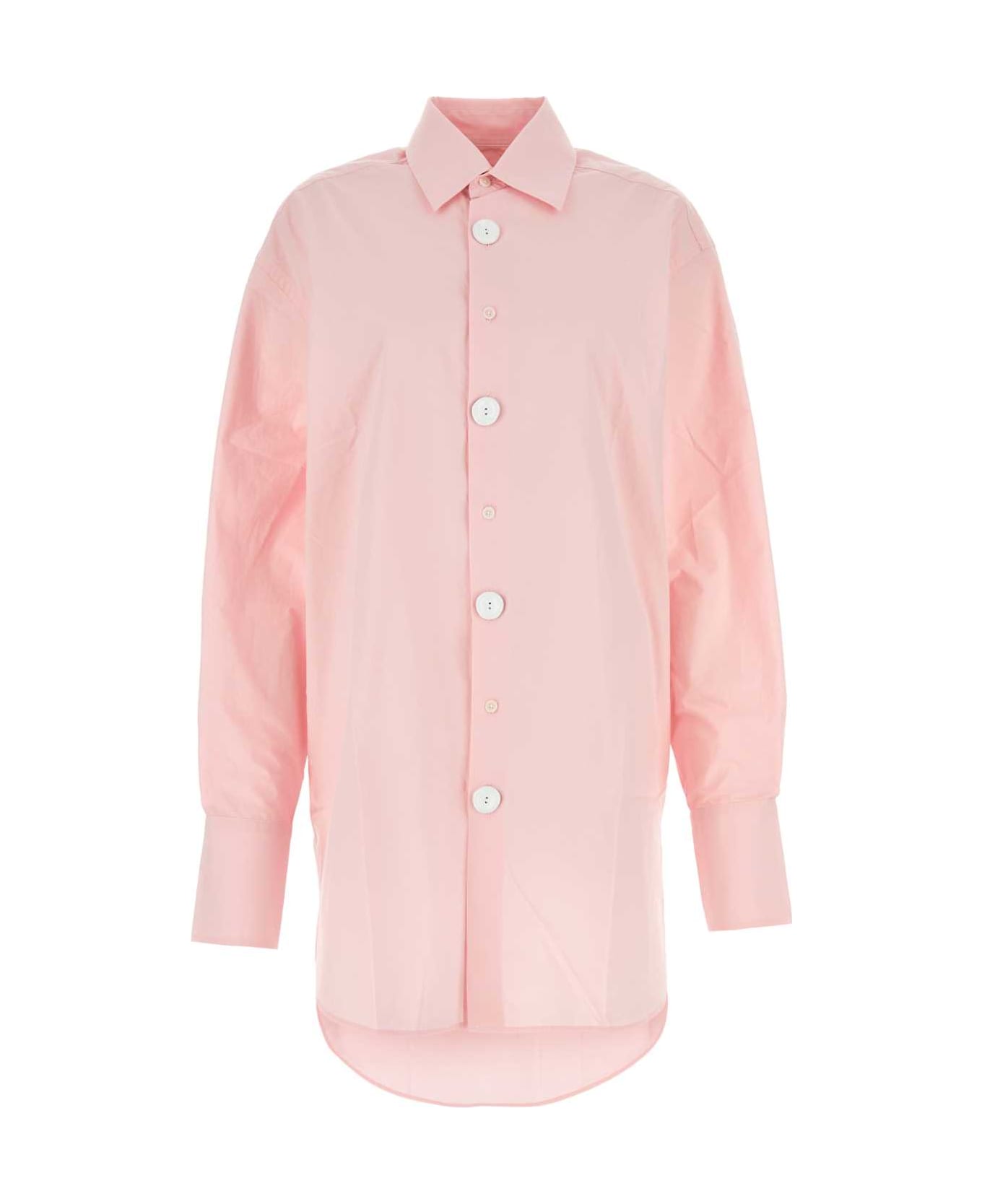 J.W. Anderson Pink Poplin Oversize Shirt - PINK