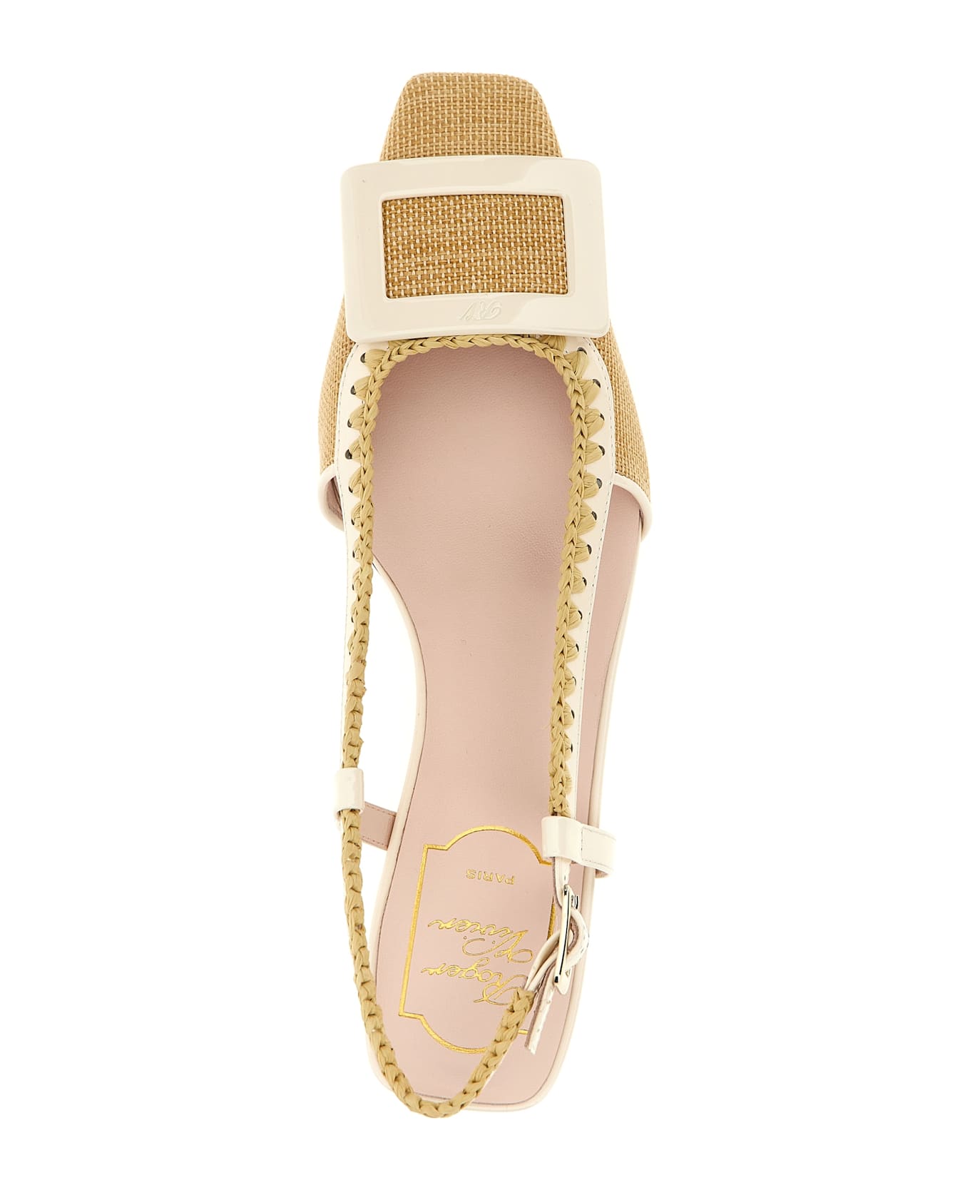 Roger Vivier 
belle Vivier
 Slingback - Beige