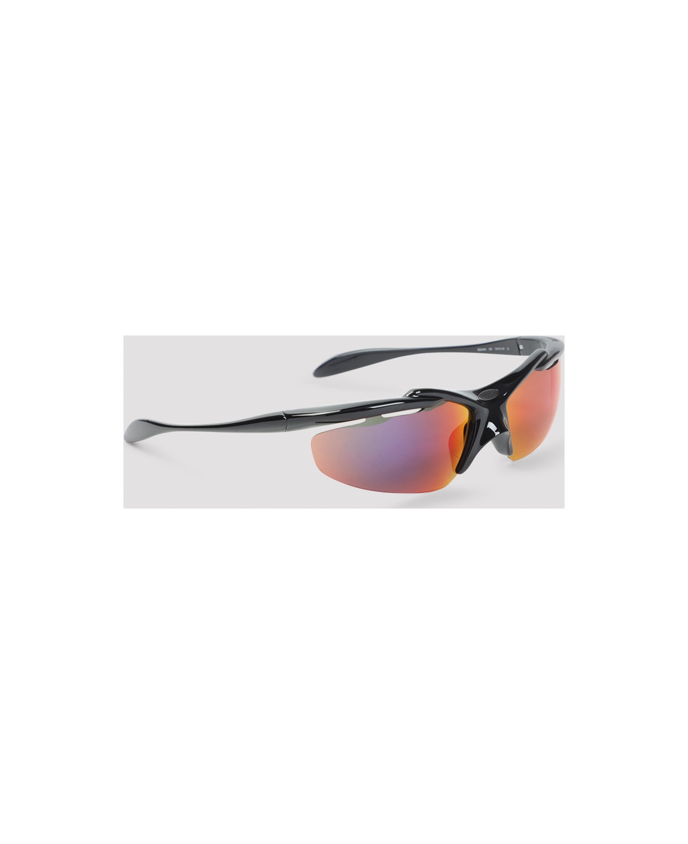 Balenciaga Turbo D-fram Bb0464s Sunglasses - Black Mirr Infrared
