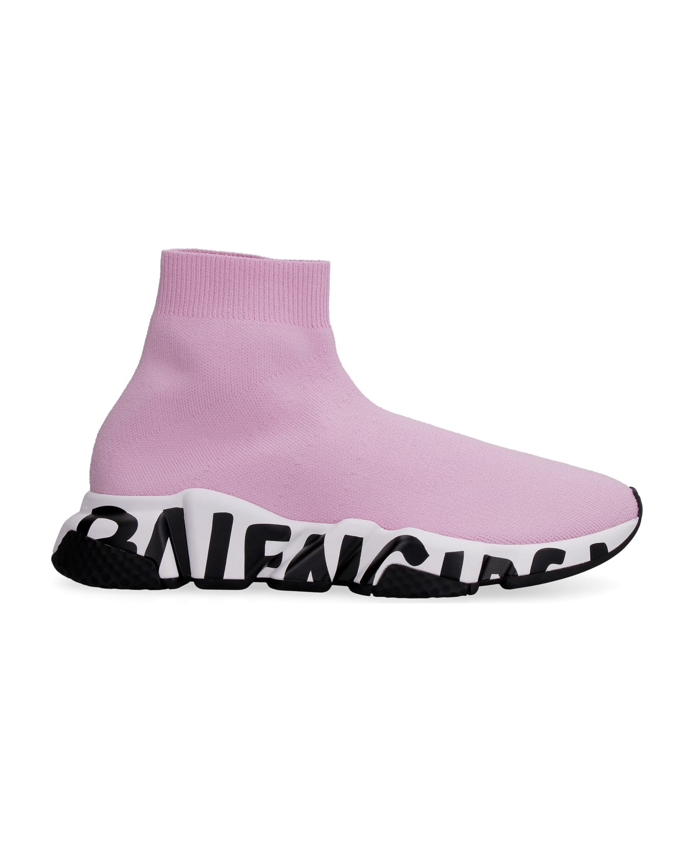 Balenciaga Speed Knitted Sock-sneakers - Pink