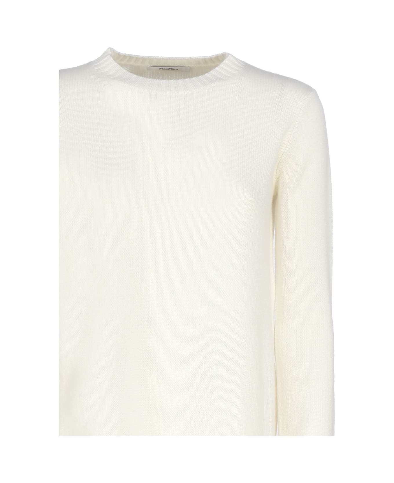 Max Mara Selina Cashmere Sweater - White