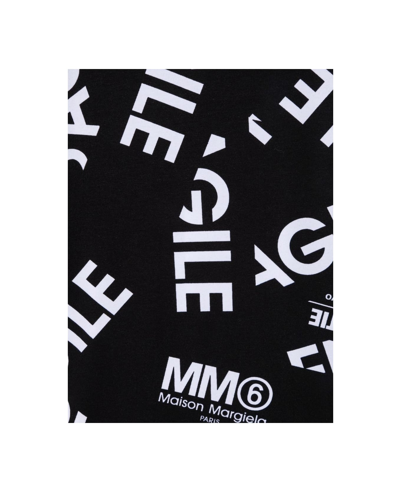 MM6 Maison Margiela Maglietta - BLACK