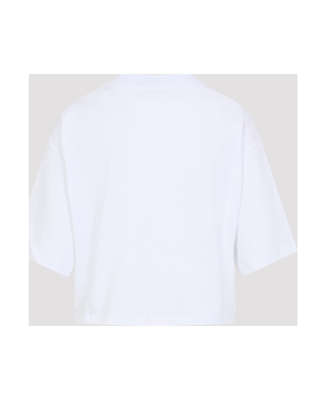 Marni Boxy Crop T-shirt - Lily White