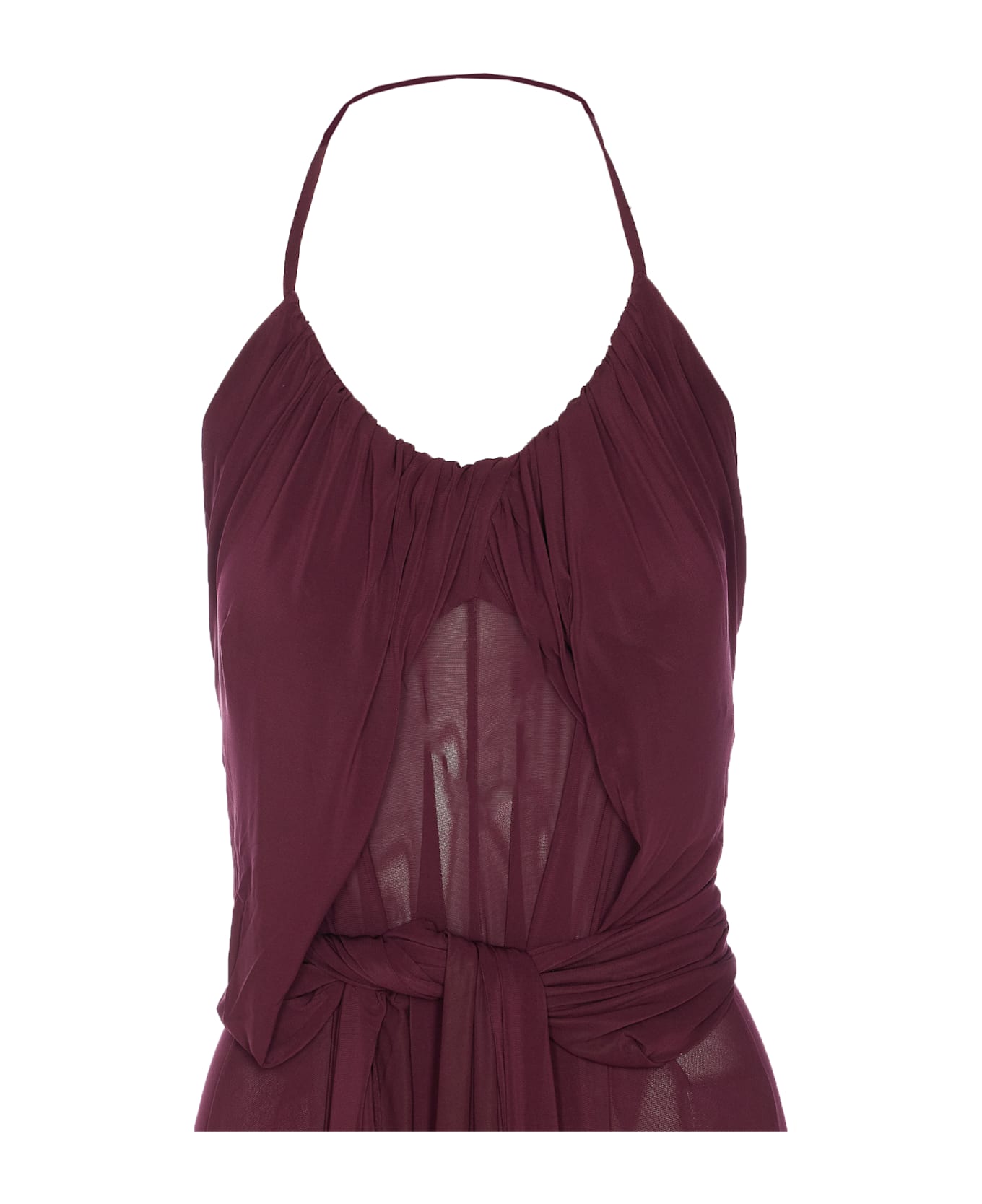 Alaia Cross Dress - Red