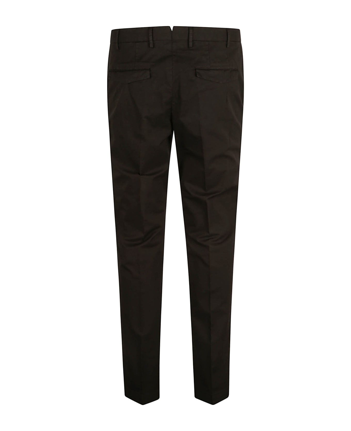 PT Torino Slim Fit Plain Trousers - Black ボトムス