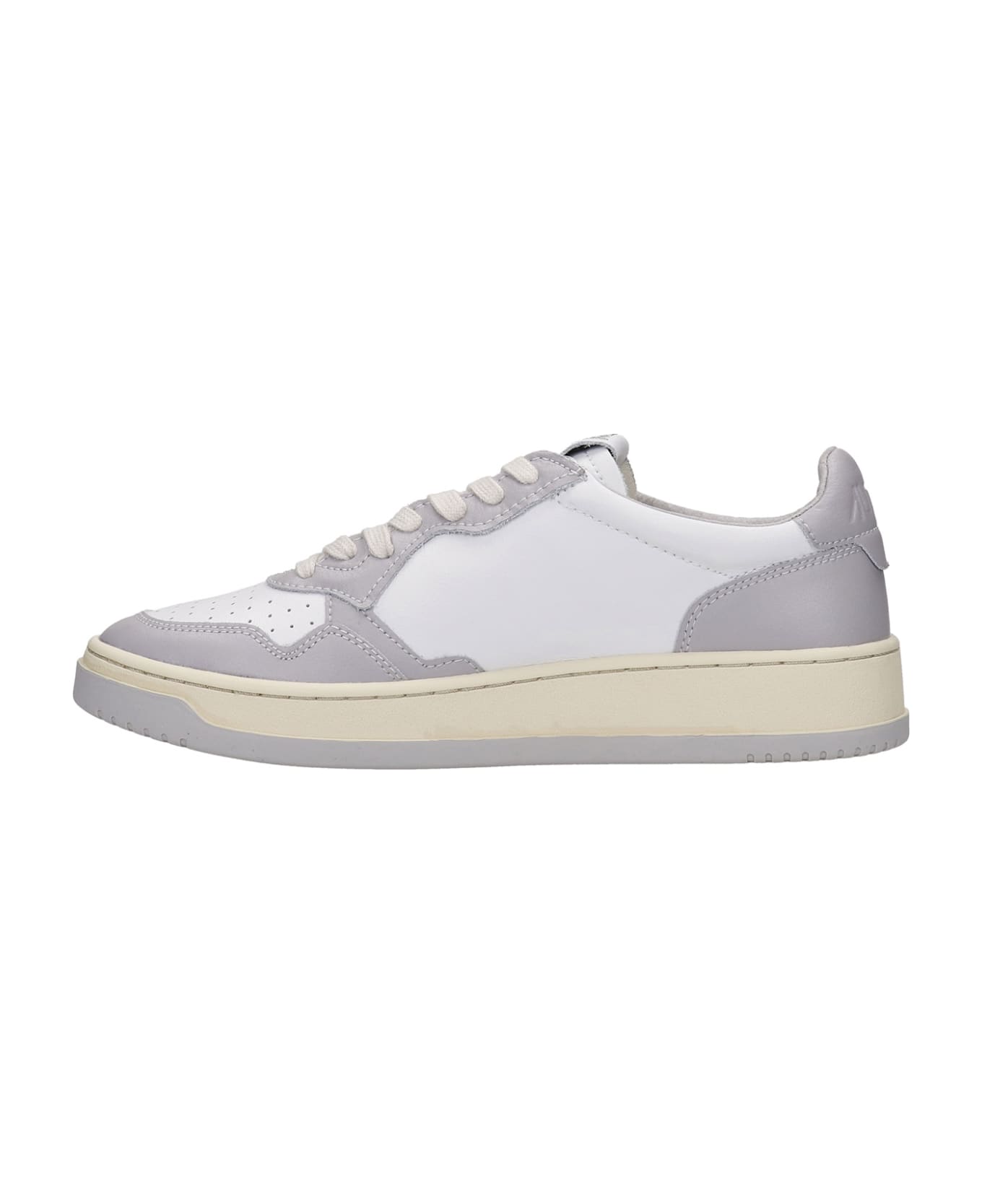 Autry 01 Sneakers In White Leather - Bianco