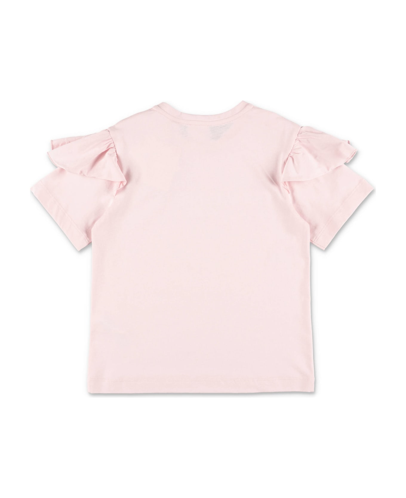 Givenchy T-shirt Rosa In Jersey Di Cotone Bambina - Rosa