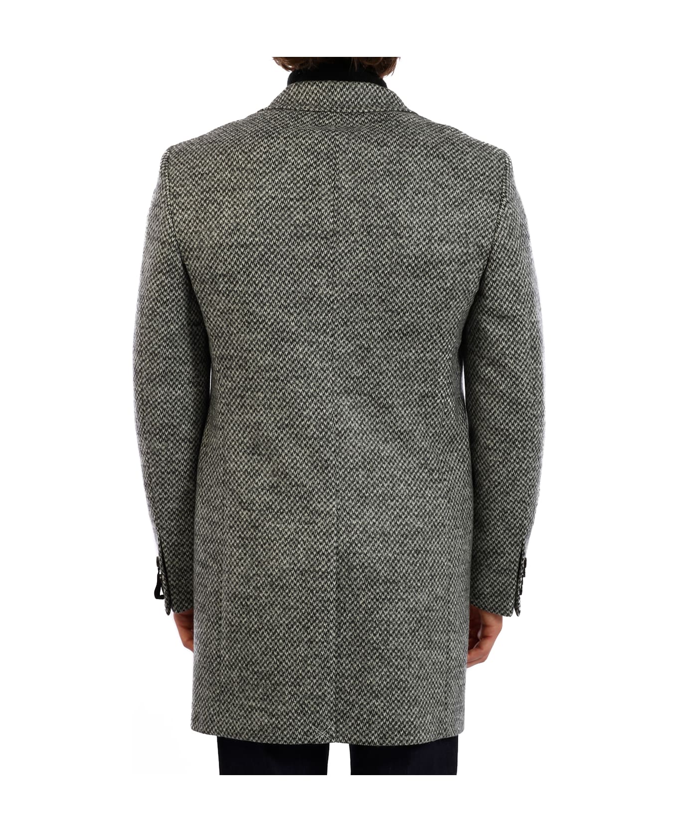 Tonello Gray Wool Coat - GREY