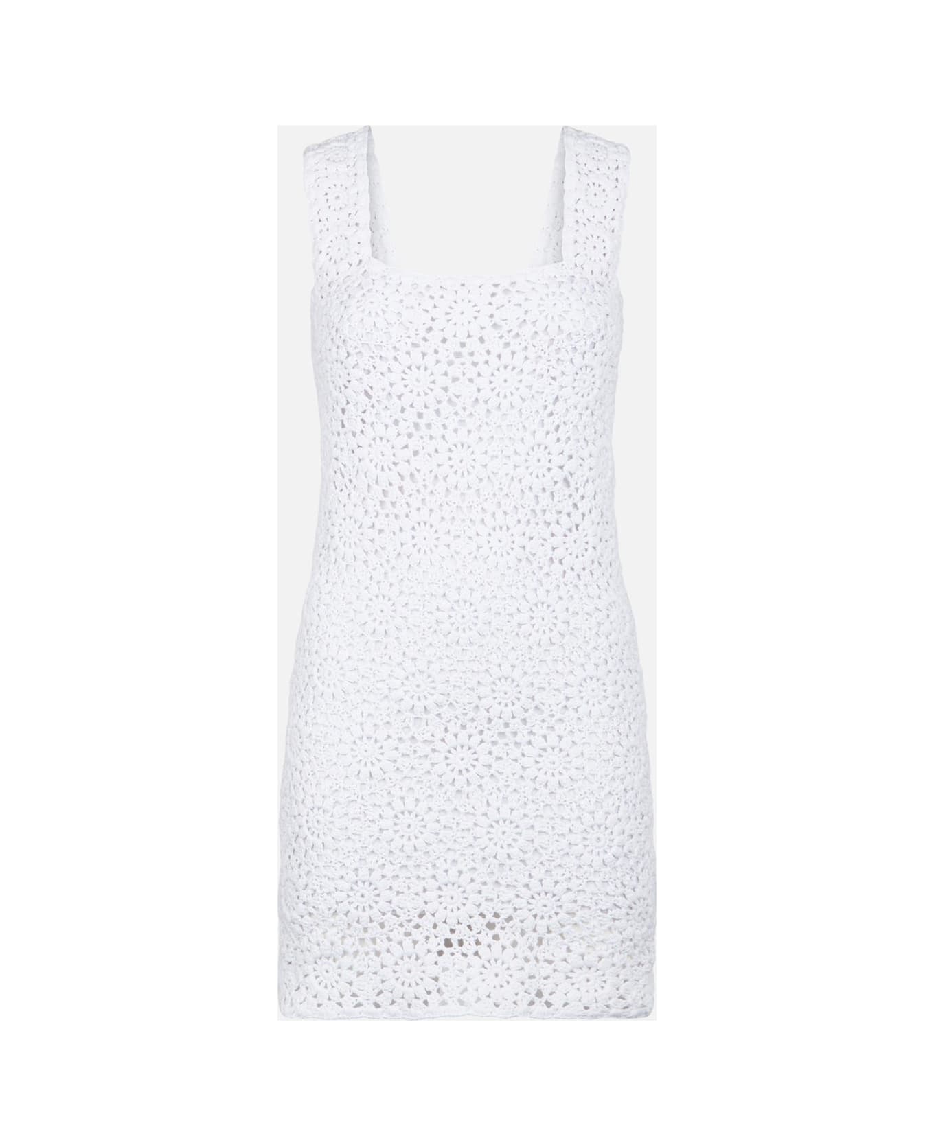 MC2 Saint Barth Woman White Crochet Dress - WHITE