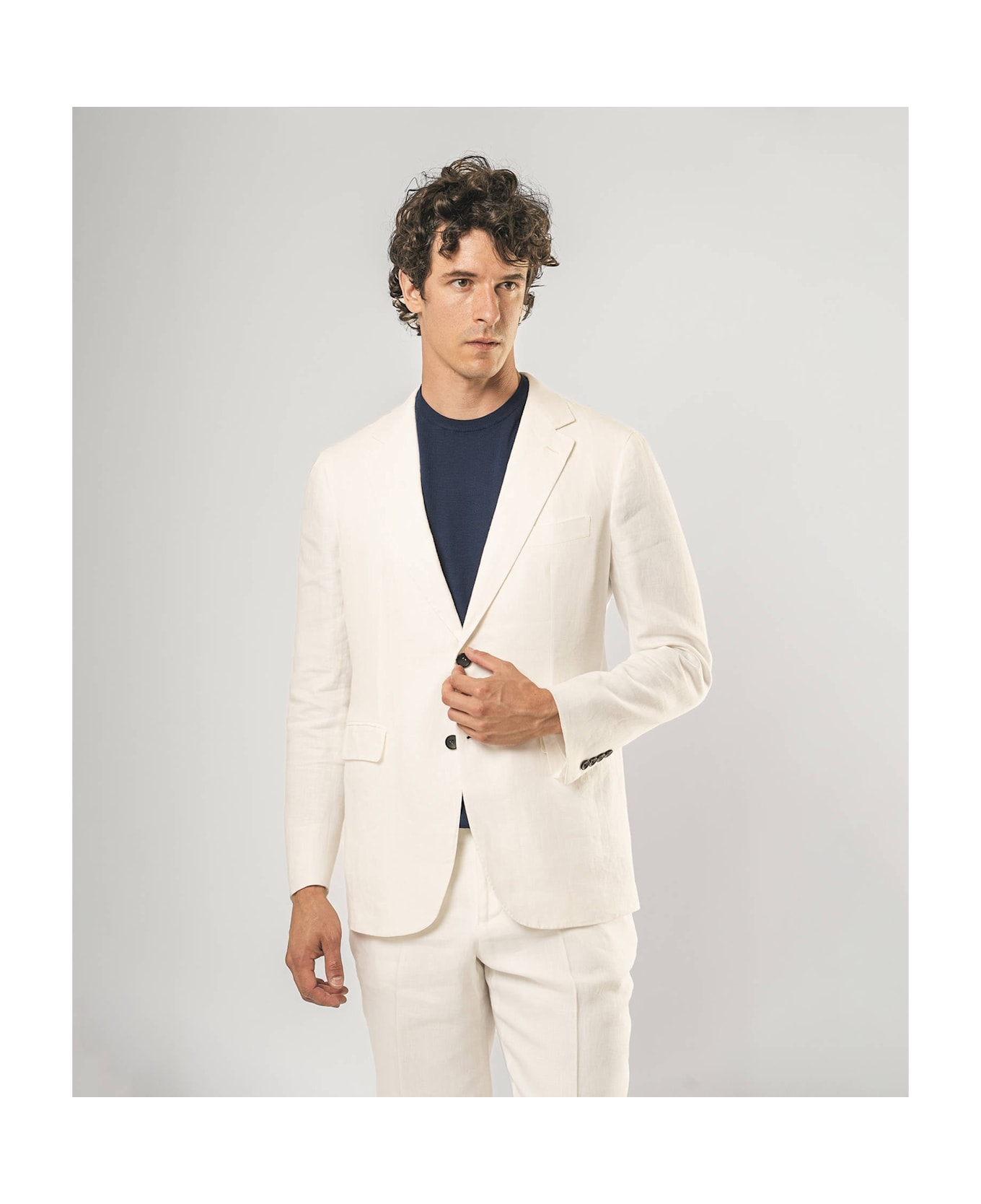 Larusmiani Handmade Jacket Jean Jacket - White