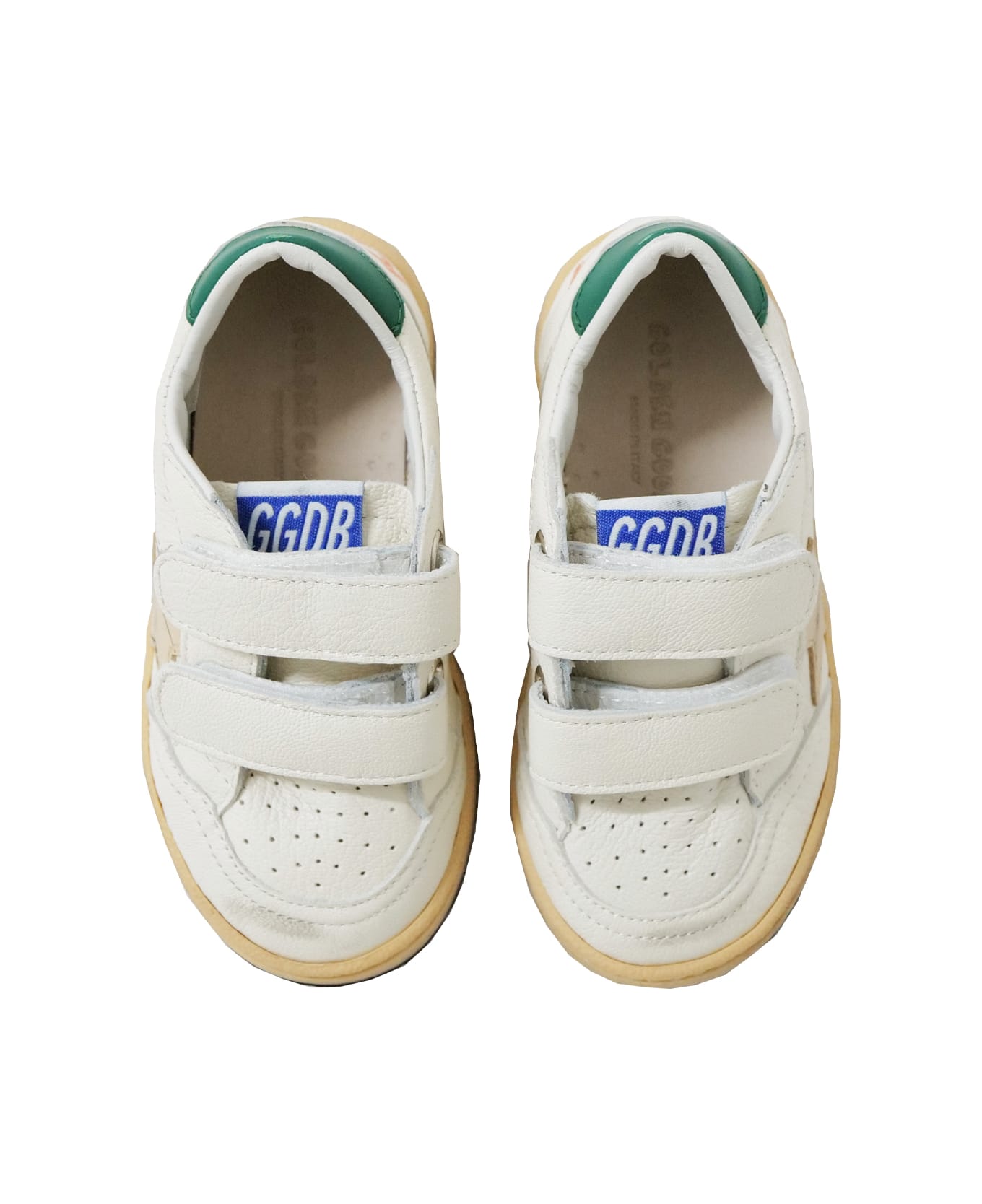 Golden Goose Leather Sneakers - White