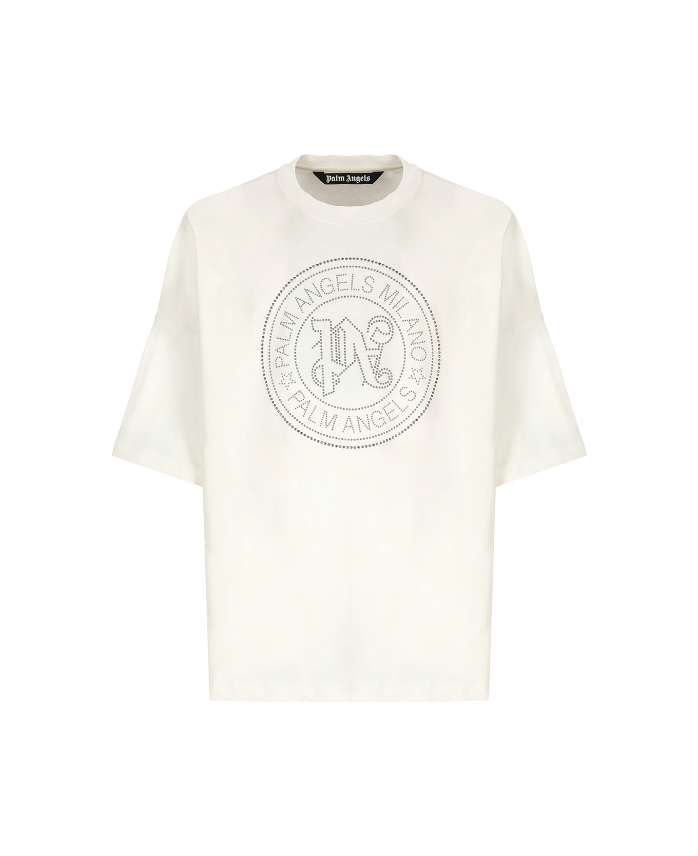 Palm Angels Milano Stud Loose T-shirt - Ivory