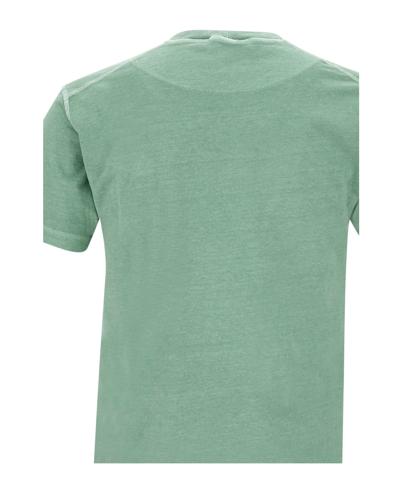 Stone Island Organic Cotton T-shirt - GREEN シャツ