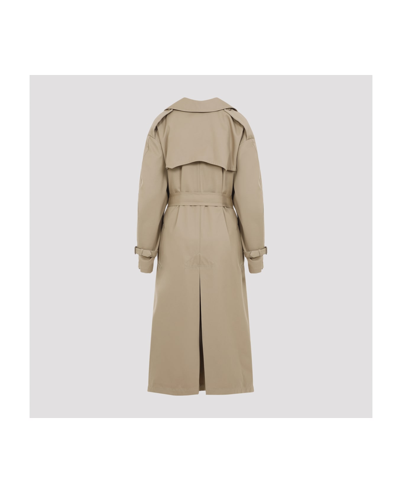 Moschino Cotton Nylon Coat - Beige