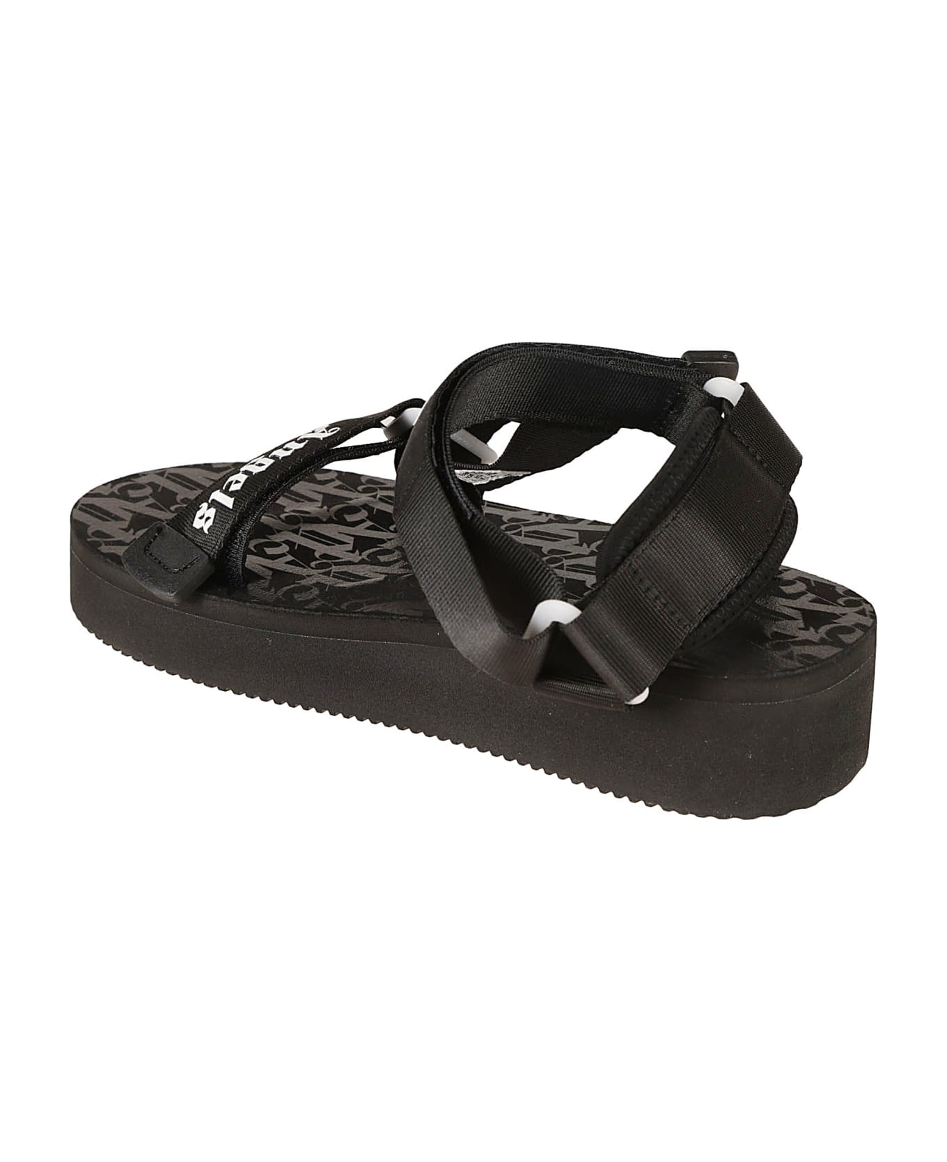 Palm Angels X Suicoke Depa Sandals - BLACK WHITE (Black)