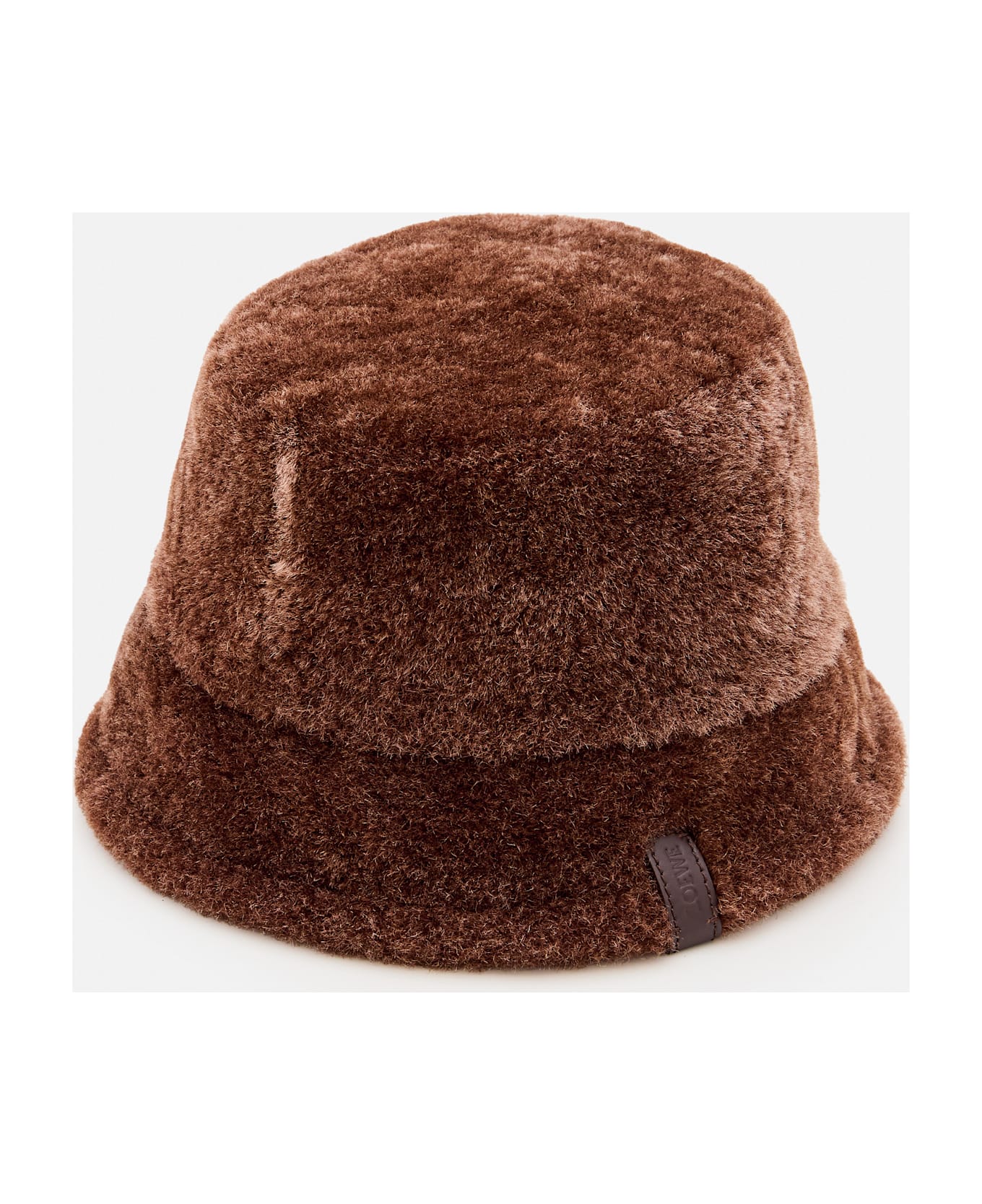Loewe Shearling Bucket Hat - Brown